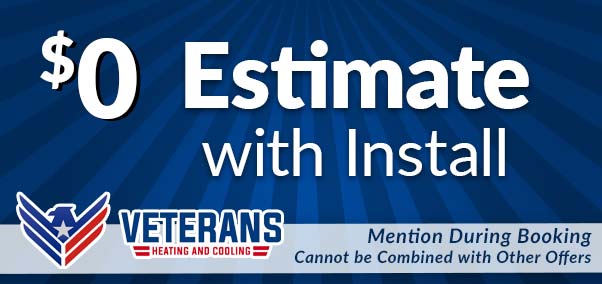 $0 estimate with install - veterans