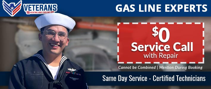 north county Gas Lines Veterans Heating & Cooling