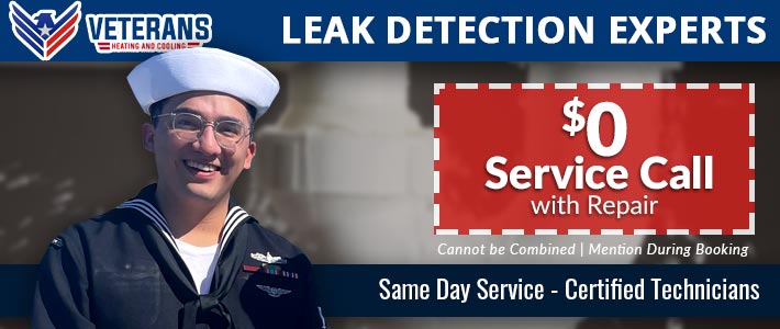 north county Leak Detection Veterans Heating & Cooling