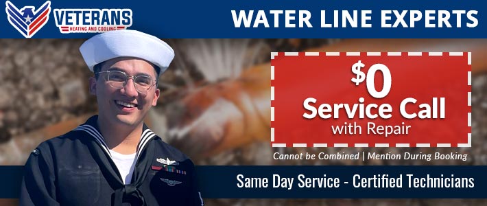 north county Water Lines Repair & Install Veterans Heating & Cooling